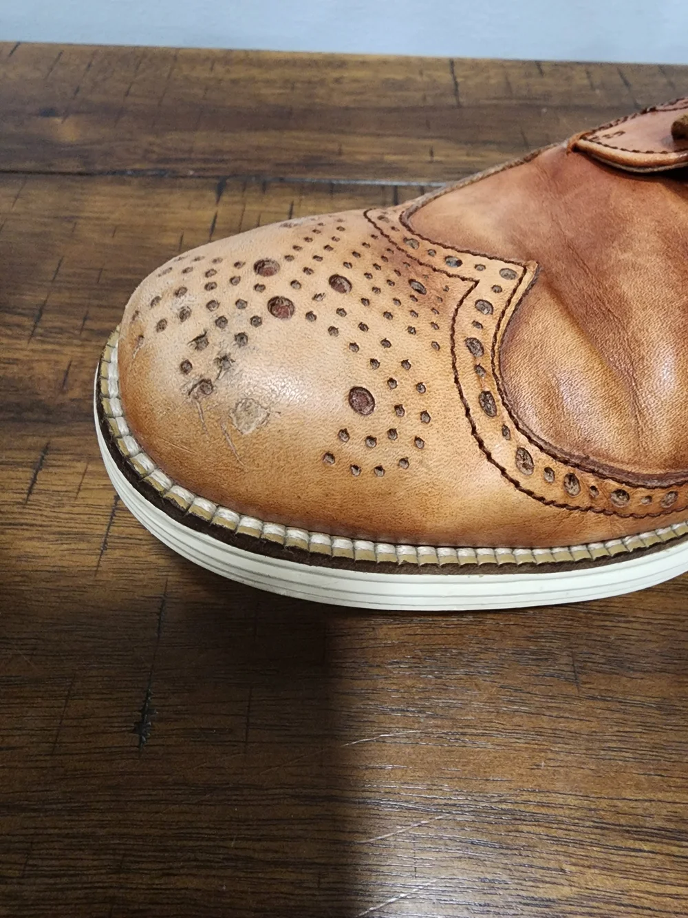 Cole Haan OriginalGrand Wingtip Oxford Shoes Mens Size 9 M Brown Leather C21133